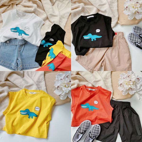 2020 baby dinosaur squinting vest children's clothing vest children's wear waistcoat t-shirt fashion, Blue
2020 baby dinosaur squinting vest children's clothing vest children's wear waistcoat t-shirt fashion, Blue