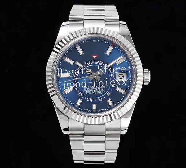 42mm blue black mens automatic cal.9001 watch men noobf sky gmt time zone dweller date 326934 steel platinum ring command perpetual watches, Slivery;brown
42mm blue black mens automatic cal.9001 watch men noobf sky gmt time zone dweller date 326934 steel platinum ring command perpetual watches, Slivery;brown