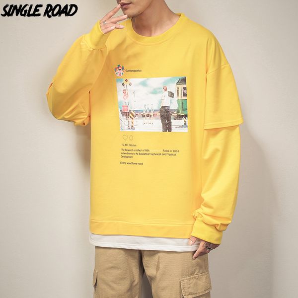 singleroad hip hop sweatshirt pullover men 2019 japanese streetwear tracksuit loose casual print yellow men hoodies sweatshirts, Black
singleroad hip hop sweatshirt pullover men 2019 japanese streetwear tracksuit loose casual print yellow men hoodies sweatshirts, Black