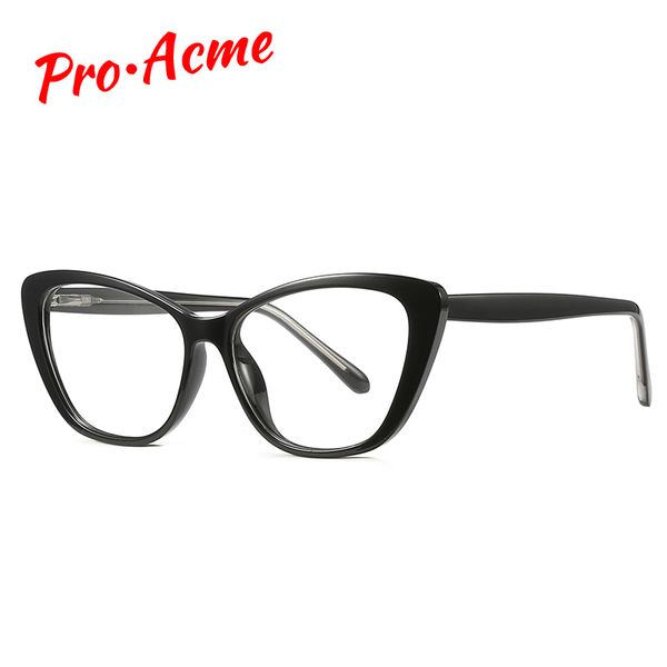pro acme tr90 glasses frame cat eye womens eyeglass frames spring leg clear glasses optical frame lunette de vue pc1457, Black
pro acme tr90 glasses frame cat eye womens eyeglass frames spring leg clear glasses optical frame lunette de vue pc1457, Black