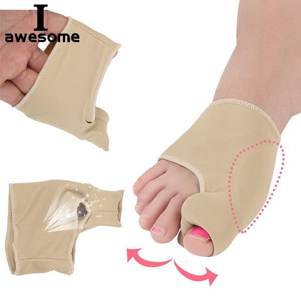 1pair adjuster silicone pad hallux valgus ortc correction sleeves foot care bunion big toe separators corrector sleeves, Black
1pair adjuster silicone pad hallux valgus ortc correction sleeves foot care bunion big toe separators corrector sleeves, Black