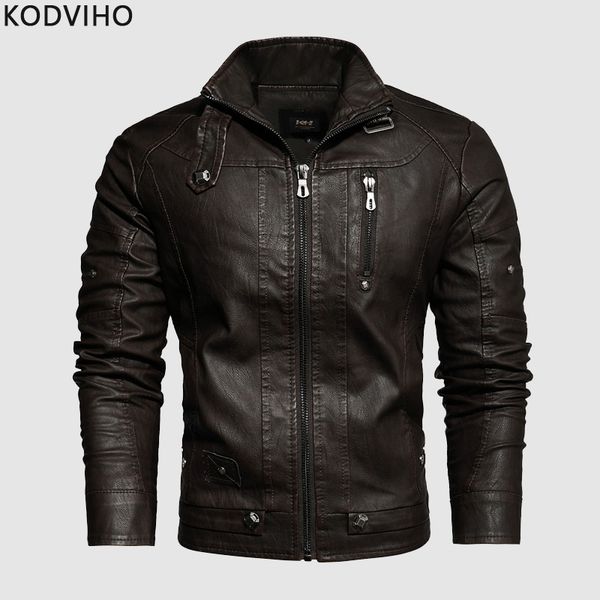 warm leather jacket men winter casual outwear fleece black coat solid stand collar vintage jackets retro motorcycle biker coats
warm leather jacket men winter casual outwear fleece black coat solid stand collar vintage jackets retro motorcycle biker coats