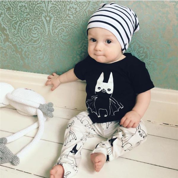 new 2020 summer baby boy clothes cartoon bat printing short sleeve t-shirt+pants newborn baby girl clothing set infant outfits, White
new 2020 summer baby boy clothes cartoon bat printing short sleeve t-shirt+pants newborn baby girl clothing set infant outfits, White