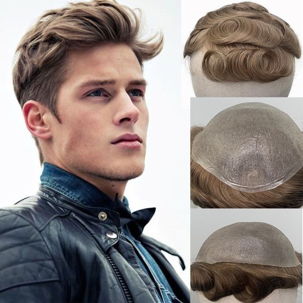 men's toupee parting anywhere brown 8x10 thin pu color skin replacement system 6 inch brazilian remy hairpiece men wigs, Black 
men's toupee parting anywhere brown 8x10 thin pu color skin replacement system 6 inch brazilian remy hairpiece men wigs, Black