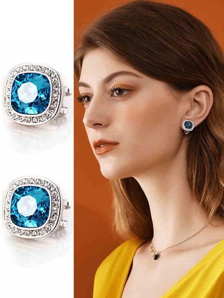 11.11 new square earings for non-pierced made with austrian crystal wedding party bijoux korean fashion style jewelry gift, Silver
11.11 new square earings for non-pierced made with austrian crystal wedding party bijoux korean fashion style jewelry gift, Silver
