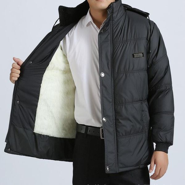 mrmt 2019 brand winter men's jackets middle-aged cotton padded overcoat for male plus velvet cotton outer wear clothing garment, Black
mrmt 2019 brand winter men's jackets middle-aged cotton padded overcoat for male plus velvet cotton outer wear clothing garment, Black