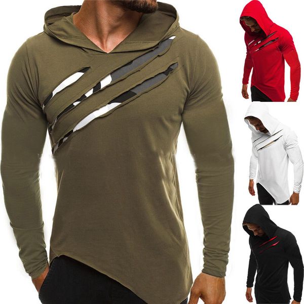 men casual ripped hoodies warm pullover fleece sweatshirt hooded coat fake two- pieces autumn winter hoodies, Black
men casual ripped hoodies warm pullover fleece sweatshirt hooded coat fake two- pieces autumn winter hoodies, Black