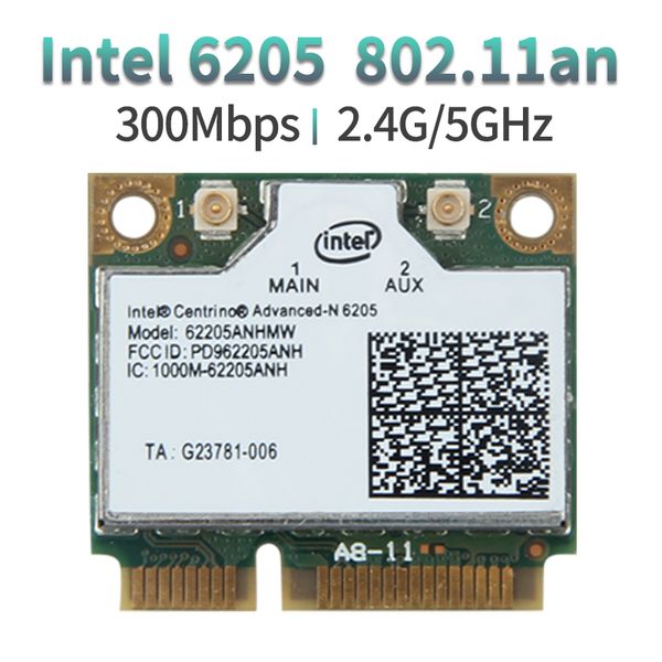 2.4 g / 5ghz бепѬоводне адапеѬ дл intel centrino advanced-n 6205 62205an 62205hmw 300mbps half mini pci-e wifi card 802.11
2.4 g / 5ghz бепѬоводне адапеѬ дл intel centrino advanced-n 6205 62205an 62205hmw 300mbps half mini pci-e wifi card 802.11
