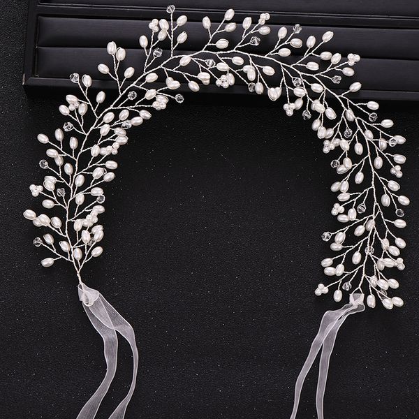 trendy wedding hair accessories silver handmade crystal pearl headband bridal tiara princess headband queen headwear accessories, White;golden
trendy wedding hair accessories silver handmade crystal pearl headband bridal tiara princess headband queen headwear accessories, White;golden
