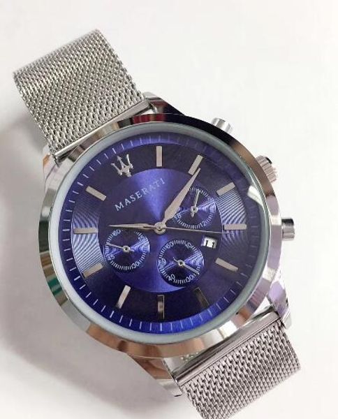 2019 Maserati men luxury stainless steel watch men quartz movement watch men's mesh watchband wristwatch mens motorsports wristwatch montres
2019 Maserati men luxury stainless steel watch men quartz movement watch men's mesh watchband wristwatch mens motorsports wristwatch montres