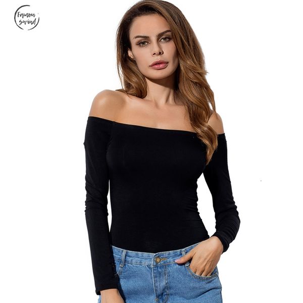 off solid shirts shoulder for women spring new fashion long sleeve cotton tee women casual t the color, White
off solid shirts shoulder for women spring new fashion long sleeve cotton tee women casual t the color, White