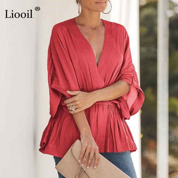 liooil plus size casual blouse women shirt 2019 summer v neck blusas batwing sleeve black white womens and blouses
liooil plus size casual blouse women shirt 2019 summer v neck blusas batwing sleeve black white womens and blouses