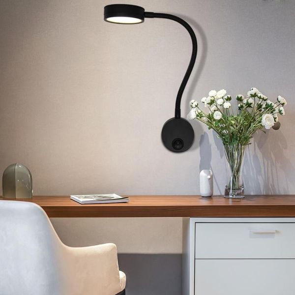 artpad silver black 5w led wall spot lights ac90v-260v aluminum flexible gooseneck book reading lamp for bed indoor lighting
artpad silver black 5w led wall spot lights ac90v-260v aluminum flexible gooseneck book reading lamp for bed indoor lighting