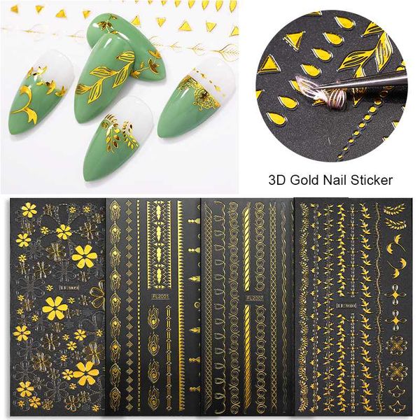 1 piece of 3d golden nail stickers gilded leaves and flowers pattern nail stickers diy art design decorations, Black
1 piece of 3d golden nail stickers gilded leaves and flowers pattern nail stickers diy art design decorations, Black