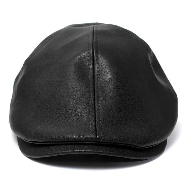 fashion- beret hat leather cap trucker visor bonnet black, Blue;gray
fashion- beret hat leather cap trucker visor bonnet black, Blue;gray