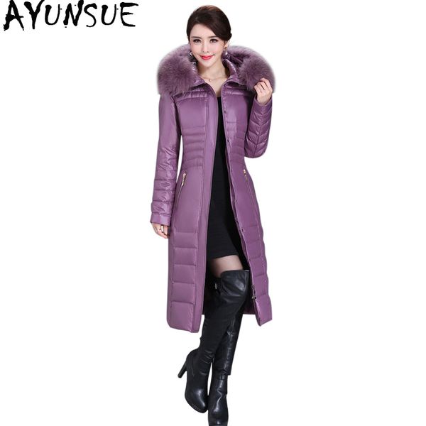 ayunsue 2019 winter duck down jacket women long slim coat female womens down jackets with real fur collar plus size 5xl wyq800, Black
ayunsue 2019 winter duck down jacket women long slim coat female womens down jackets with real fur collar plus size 5xl wyq800, Black