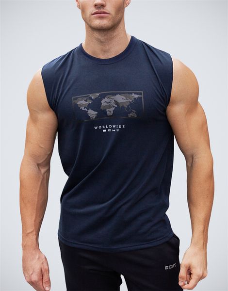 men's summer new sports fitness running training sleeveless vest male outdoor breathable round neck tank, White;black
men's summer new sports fitness running training sleeveless vest male outdoor breathable round neck tank, White;black