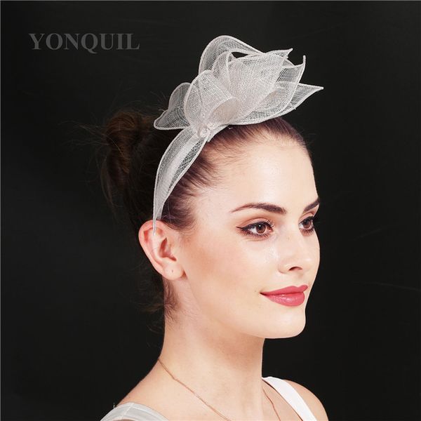 white sinamay fascinators women wedding hats elegant female hair featehrs accessories headwear with headbands gorgeous headdress ship, Slivery;golden
white sinamay fascinators women wedding hats elegant female hair featehrs accessories headwear with headbands gorgeous headdress ship, Slivery;golden