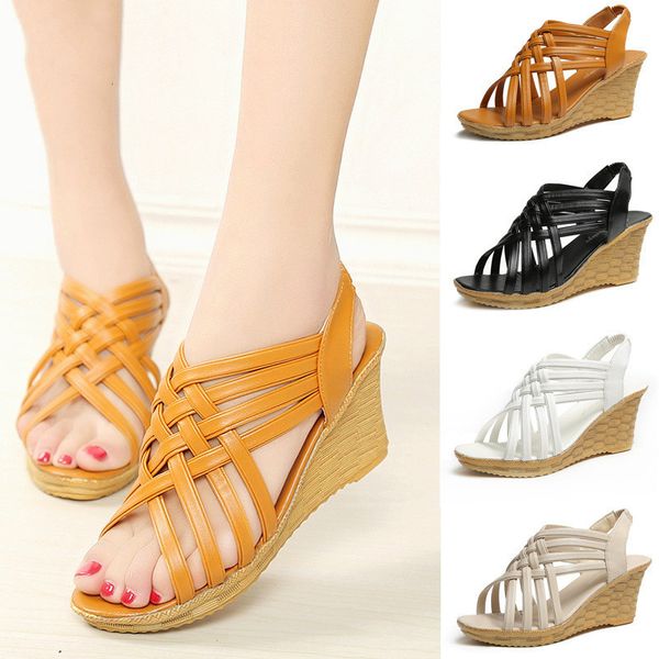 4colour new fashion women sandals summer new open toe fish head platform high heels wedge sandals women shoes ing, Black
4colour new fashion women sandals summer new open toe fish head platform high heels wedge sandals women shoes ing, Black