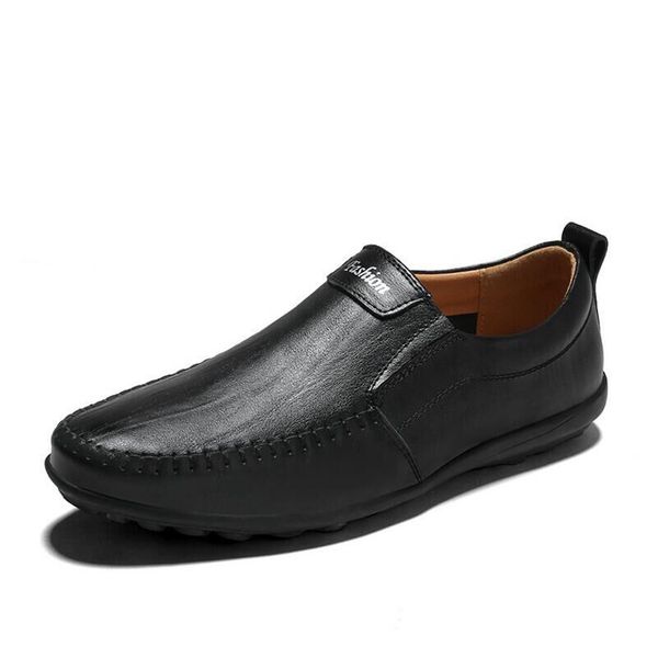 fashion genuine leather men casual shoes brand men boat shoes slip on leather loafers summer flat moccasins, Black
fashion genuine leather men casual shoes brand men boat shoes slip on leather loafers summer flat moccasins, Black