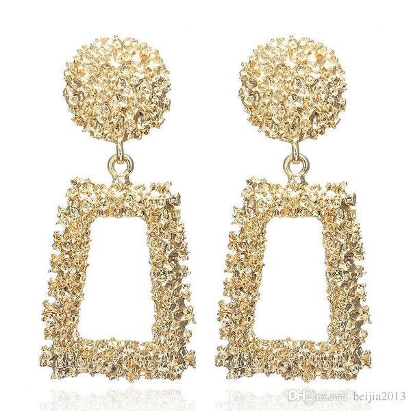 big vintage earrings for women gold color geometric statement earring 2019 metal earing hanging fashion jewelry trend, Silver
big vintage earrings for women gold color geometric statement earring 2019 metal earing hanging fashion jewelry trend, Silver