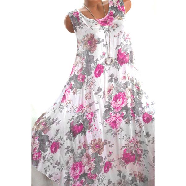 2020 new women's summer floral print dress flower female midi dresses lady beach dress sundress loose maxi plus size, Black;gray
2020 new women's summer floral print dress flower female midi dresses lady beach dress sundress loose maxi plus size, Black;gray