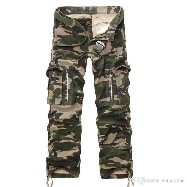 2019 new good quality camo cargo pants men camouflage cotton workout men trousers spring autumn, Black
2019 new good quality camo cargo pants men camouflage cotton workout men trousers spring autumn, Black