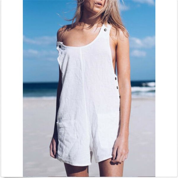 women's casual loose linen cotton jumpsuit dungarees playsuit trousers overalls rompers womens jumpsuit sleeveless o-neck, Black;white
women's casual loose linen cotton jumpsuit dungarees playsuit trousers overalls rompers womens jumpsuit sleeveless o-neck, Black;white
