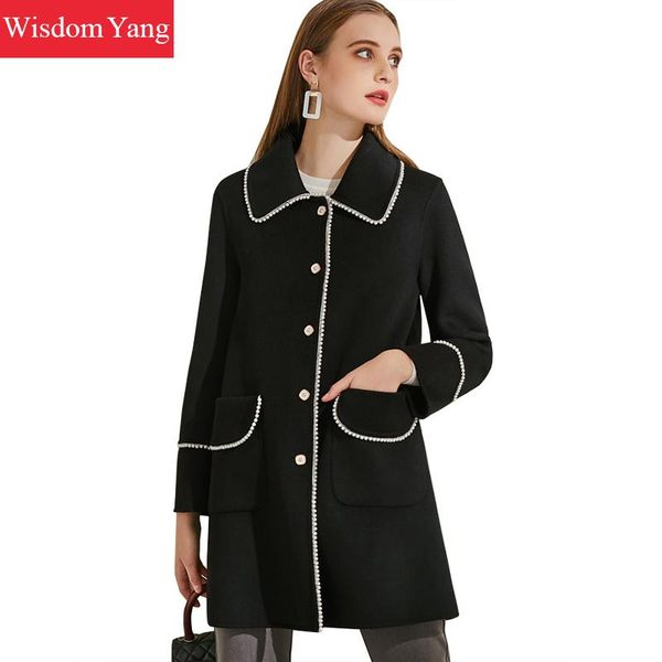 winter coats womens trench female jacket pearl cashmere wool overcoat black vintage woolen long korean coat ladies outerwear
winter coats womens trench female jacket pearl cashmere wool overcoat black vintage woolen long korean coat ladies outerwear