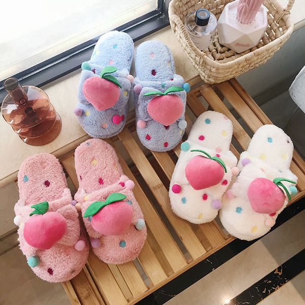 cartoon plush slippers pink cute peach slippers autumn winter new home warm slippers, Black
cartoon plush slippers pink cute peach slippers autumn winter new home warm slippers, Black