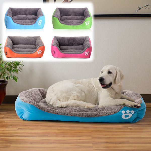 

pet dog bed прогрев dog house мягкий материал pet nest конфеты цветные собаки осенью и зимой теплое гнездо питомник для кота щенок 4 цвета