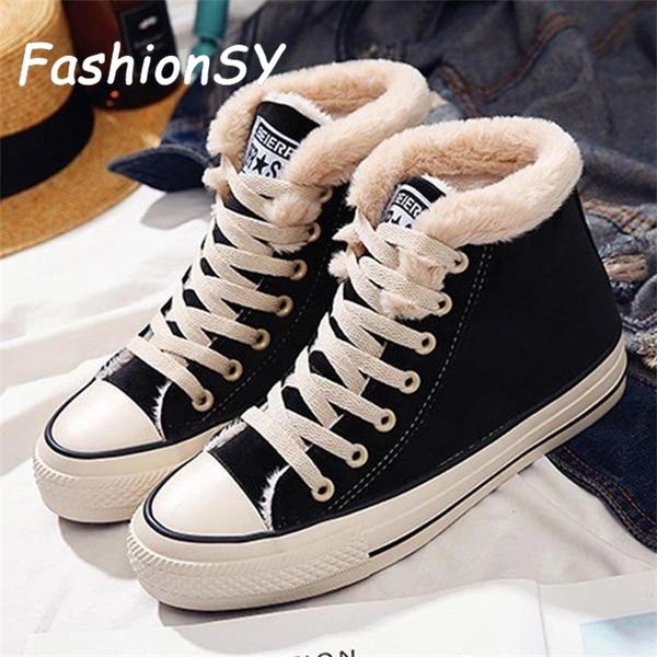 women warm shoes winter short plus velvet cotton shoes soled ladies snow boots lace up female canvas woman dropshipping, Black
women warm shoes winter short plus velvet cotton shoes soled ladies snow boots lace up female canvas woman dropshipping, Black
