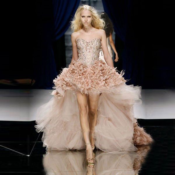 unique fully ostrich feather super luxury long tail pink evening dresses short front long back chic cocktail dress, Black;red
unique fully ostrich feather super luxury long tail pink evening dresses short front long back chic cocktail dress, Black;red