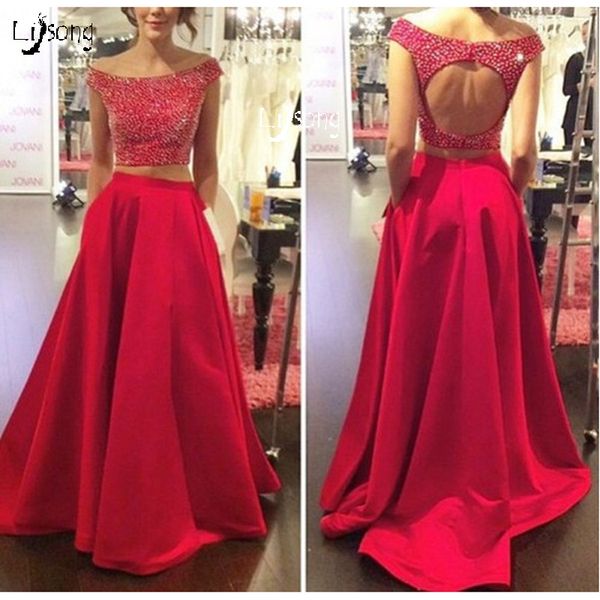 fuchsia lady prom dress two pieces prom event gown suits high waist backless beaded crop with pockets maxi bottoms graduation prom wear, Black
fuchsia lady prom dress two pieces prom event gown suits high waist backless beaded crop with pockets maxi bottoms graduation prom wear, Black