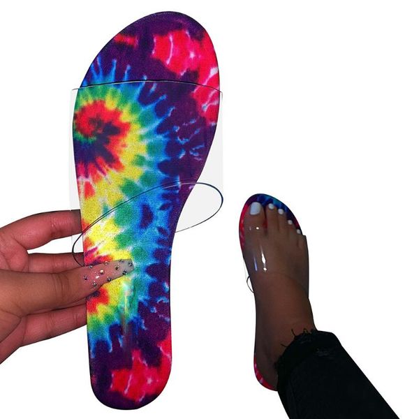 summer women flat slippers clear slides transparent upper female sandals tie-dye insole casual flip flops outdoor roman shoes, Black
summer women flat slippers clear slides transparent upper female sandals tie-dye insole casual flip flops outdoor roman shoes, Black
