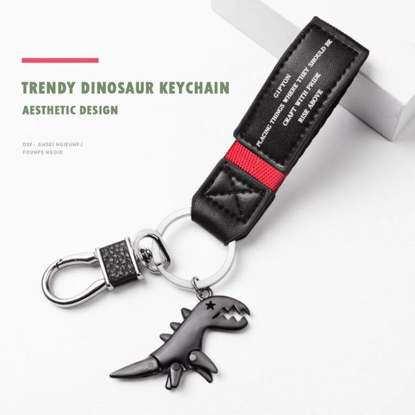 car supplies trendy dinosaur keychain alloy metal key ring waist buckle gift genuine leather hang buckle decor
car supplies trendy dinosaur keychain alloy metal key ring waist buckle gift genuine leather hang buckle decor