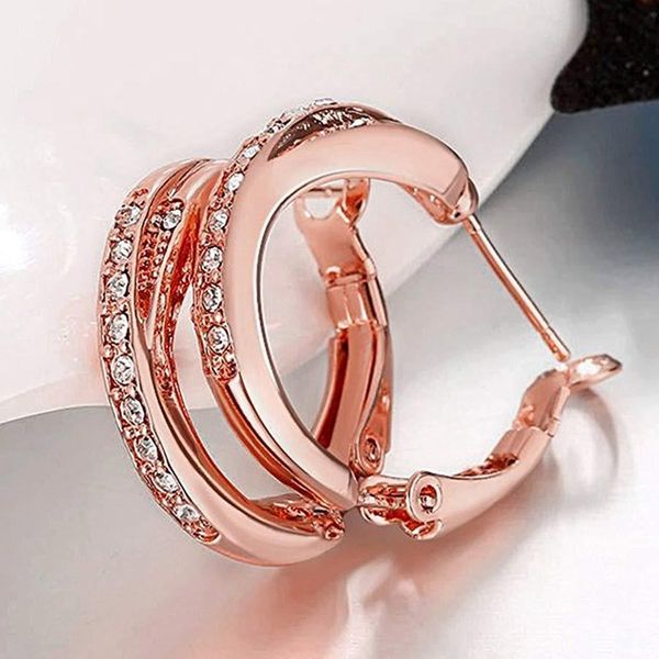 rose gold inlay zircon earrings new fashion women round earrings fine christmas jewelry, Golden;silver
rose gold inlay zircon earrings new fashion women round earrings fine christmas jewelry, Golden;silver