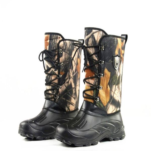 warm snow boots knee high military tactical camo wellington boots outdoor camo waterproof hiking camping hunting fishing shoes, Black
warm snow boots knee high military tactical camo wellington boots outdoor camo waterproof hiking camping hunting fishing shoes, Black