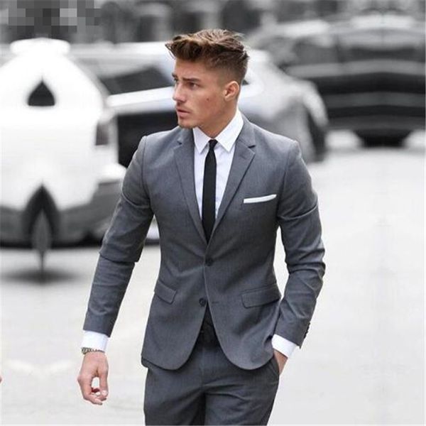 classic grey two button custom made mens suits 2pieces(jacket+pant+tie) business men's wedding suits slim fit tuxedo, White;black
classic grey two button custom made mens suits 2pieces(jacket+pant+tie) business men's wedding suits slim fit tuxedo, White;black