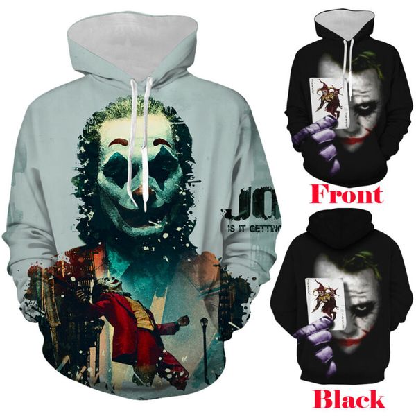 horror movie it clown 3d print hoodie harajuku sweatshirt men pullover casual jacket joker brand hoodies 2019 hot, Black
horror movie it clown 3d print hoodie harajuku sweatshirt men pullover casual jacket joker brand hoodies 2019 hot, Black
