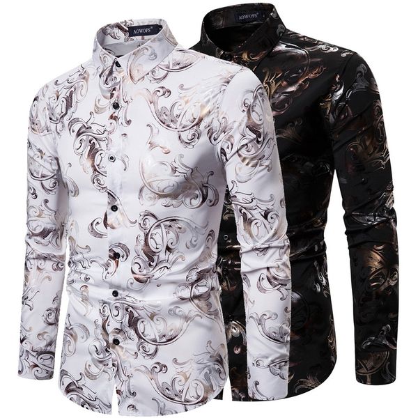 mens vintage shirt fashion new designer shirt men ethnic printing slim fit long sleeve shirts men shirts casual blouse, White;black
mens vintage shirt fashion new designer shirt men ethnic printing slim fit long sleeve shirts men shirts casual blouse, White;black