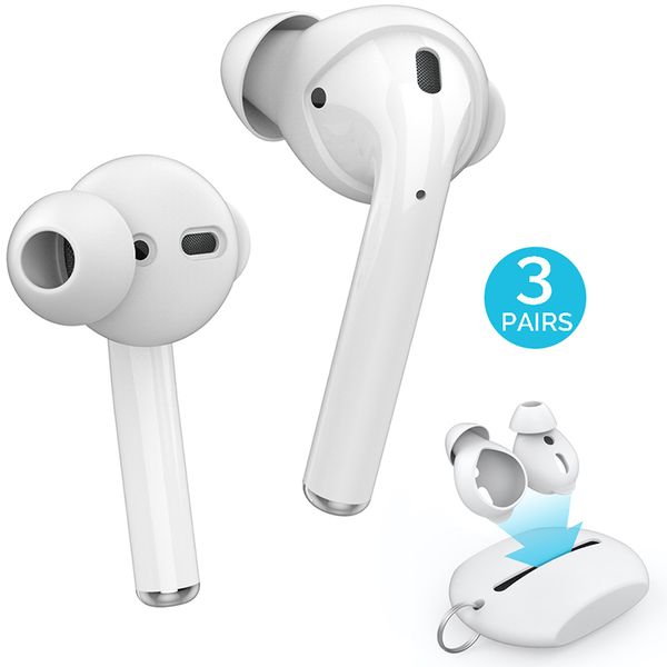 For AirPods Earhooks Silicone Earbuds Covers Anti-lost Anti-drop Ear Hooks Compatible with Apple AirPods 2&1 EarPods 3 Pairs With Retail Box
For AirPods Earhooks Silicone Earbuds Covers Anti-lost Anti-drop Ear Hooks Compatible with Apple AirPods 2&1 EarPods 3 Pairs With Retail Box