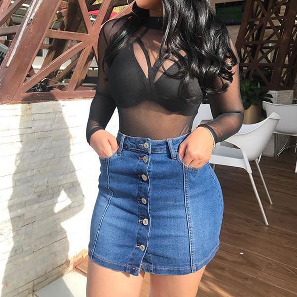 fashion summer women casual stretch denim bodycon slim mini jeans lady pencil streetwear harajuku party skirt with bottons, Black
fashion summer women casual stretch denim bodycon slim mini jeans lady pencil streetwear harajuku party skirt with bottons, Black