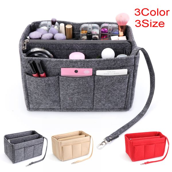 new make up organizer felt insert bag handbag travel inner purse portable cosmetic bags toiletry case fit various brand bags
new make up organizer felt insert bag handbag travel inner purse portable cosmetic bags toiletry case fit various brand bags