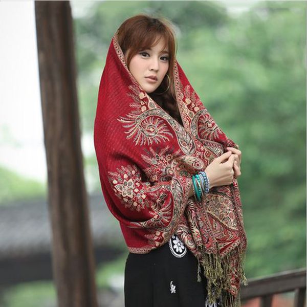 shawls 2021 women long wool scarf female warm and wrap ethnic style cashmere scarves for girls foulard femme, Blue;gray
shawls 2021 women long wool scarf female warm and wrap ethnic style cashmere scarves for girls foulard femme, Blue;gray