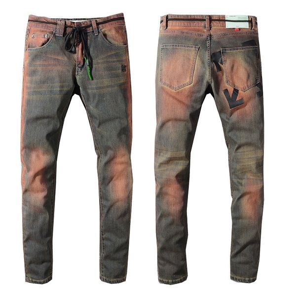 new high-quality brand designer men's denim slim retro dark denim straight straight simple feet denim trousers, Blue
new high-quality brand designer men's denim slim retro dark denim straight straight simple feet denim trousers, Blue