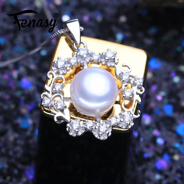 fenasy pearl jewelry new custom 925 sterling silver flower pendant genuine natural freshwater pearl necklaces for women
fenasy pearl jewelry new custom 925 sterling silver flower pendant genuine natural freshwater pearl necklaces for women