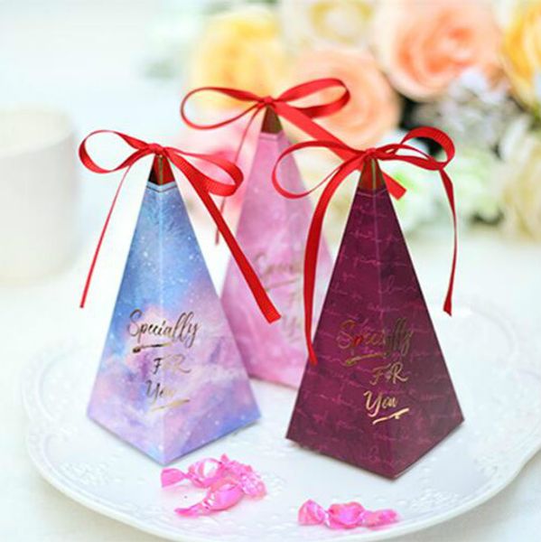 new pyramid wedding favours gift boxes just for you printed chocolate cookies paper candy box for special party favors supplies
new pyramid wedding favours gift boxes just for you printed chocolate cookies paper candy box for special party favors supplies