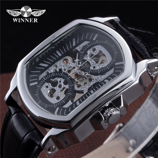 2018 new fashion winner brand automatic skeleton watch tonneau design leather band men vintage luxury mechanical wrist watches j190706, Slivery;brown
2018 new fashion winner brand automatic skeleton watch tonneau design leather band men vintage luxury mechanical wrist watches j190706, Slivery;brown