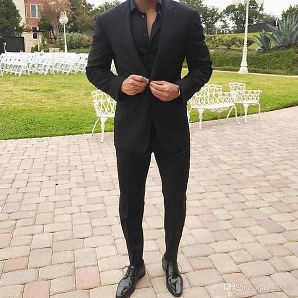 custom made black men suits wedding formal business meeting man's suit groom tuxedos bridegroom slim fit men blazer 2 piece jacket+pant, Black;gray
custom made black men suits wedding formal business meeting man's suit groom tuxedos bridegroom slim fit men blazer 2 piece jacket+pant, Black;gray